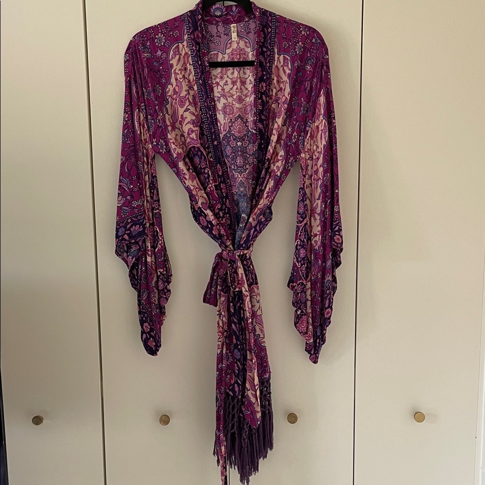 Spell Purple and Cream Women's Robe